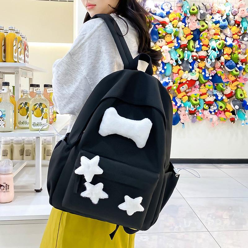 Girls  Junior High School Students College Students  Niche Design  Simple and Versatile Treasure Backpacks  Women