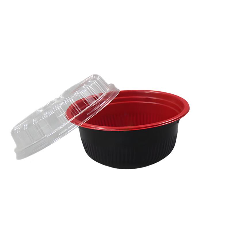 Xinpaike 650ml Disposable Round Meal Box with PS Lid