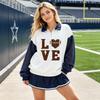 Women's Casual Printed Long Sleeve Zip Up Stand Collar Sweatshirt