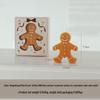 Gingerbread Man Christmas Scented Candle - Festive Souvenir