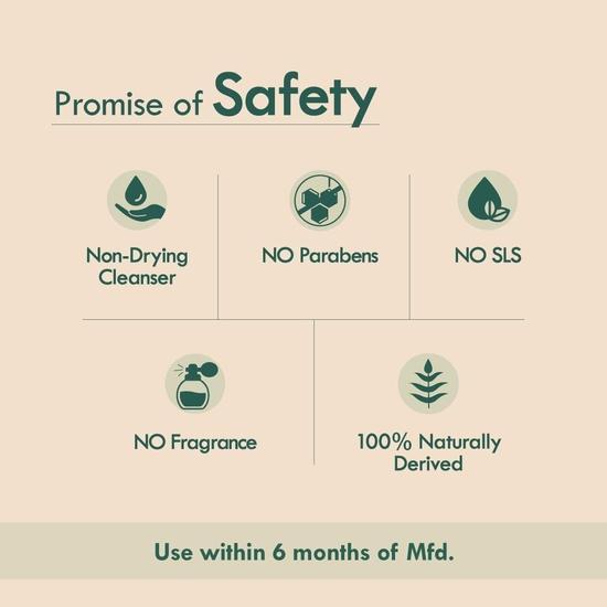 Nat Habit Neem Cream Face Wash For Oily Skin Acne, Pimple , Paraben & Sulphate Free Face Cleanser For Men & Women, (100 G)