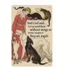 Animal House Metal Sign, Pet Family Wall Decor 20x30cm