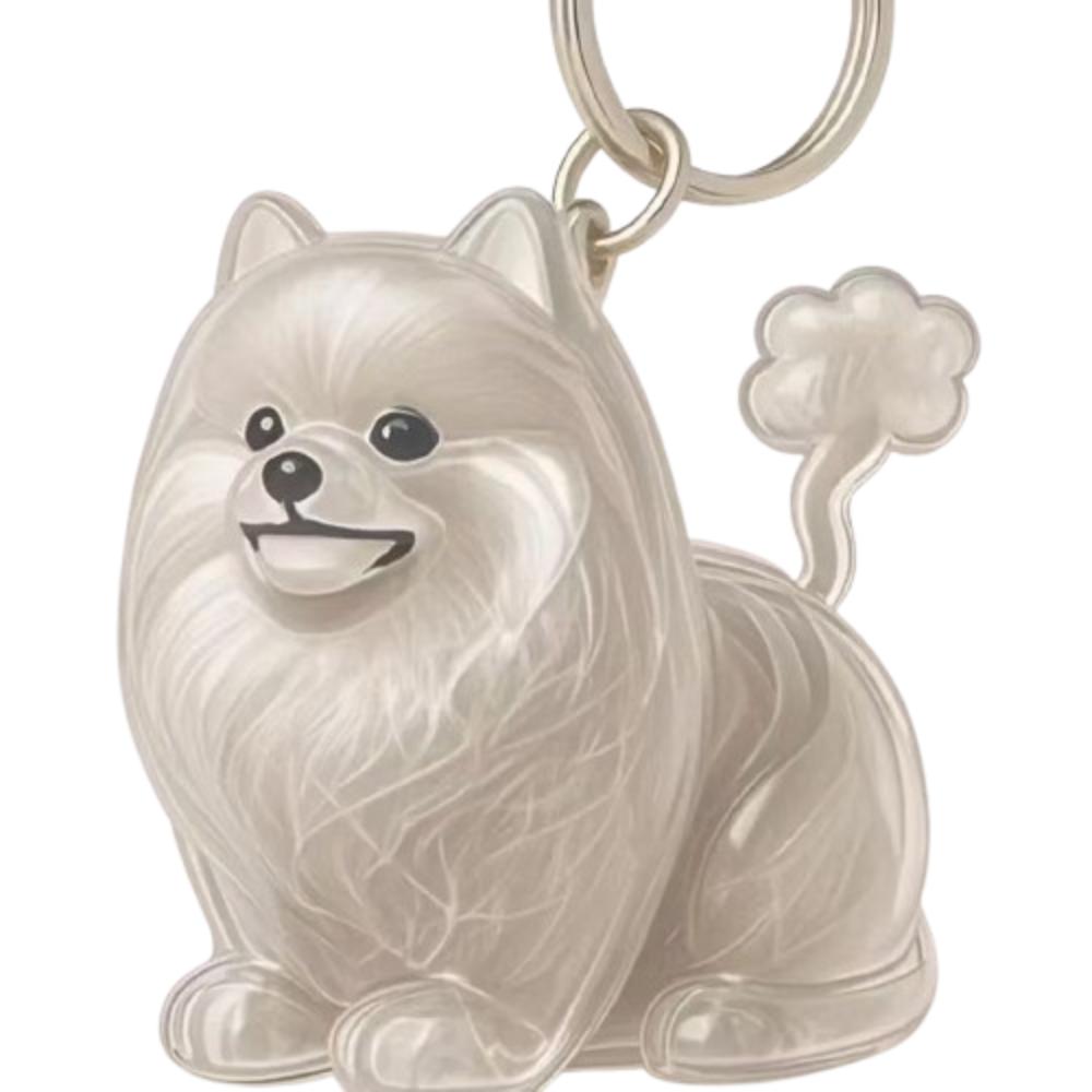 Hair Grooming Dog Hair Storage Box Dog Shape Puppy Pendants Pet Hair Keychain  Jewelry Gift