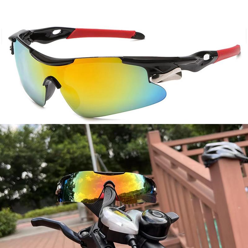Cycling Glasses Sunglasses for Men Women Sport Riding Lens Outdoor Sunglasses Bicycle Windproof Night Vision Glasses Sport Eyewear