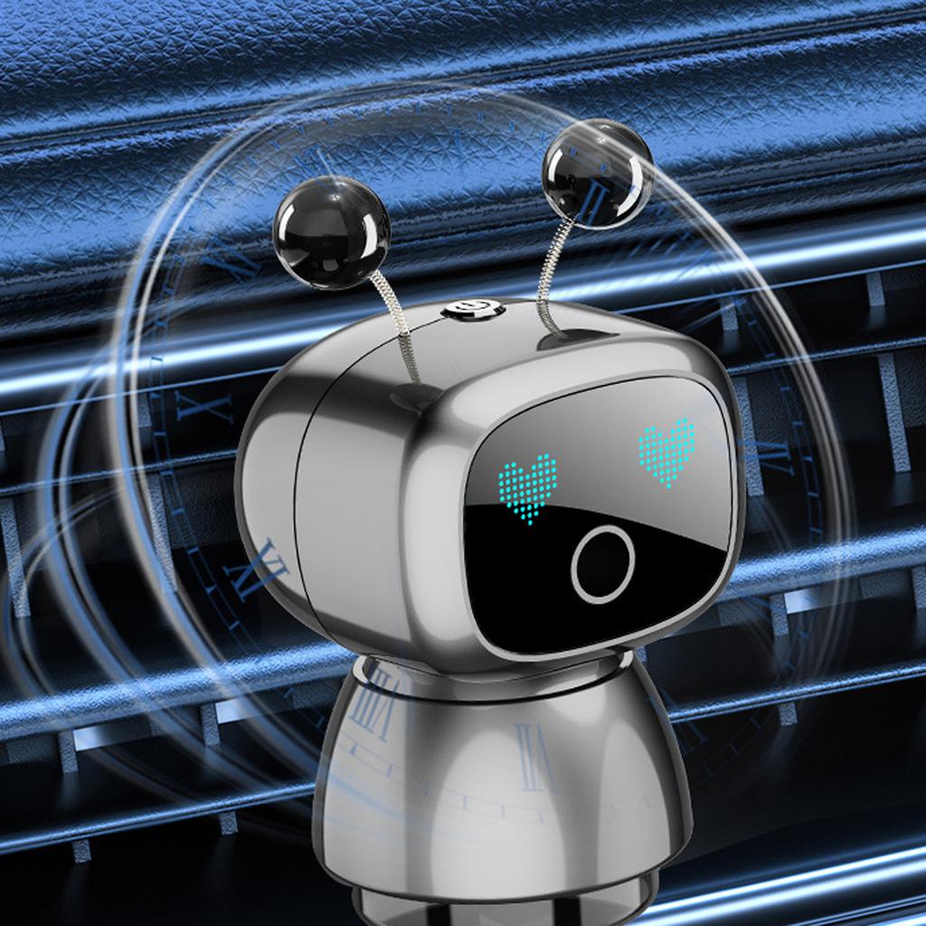 Smart Car Perfume, Cute Design, Adjustable Concentration, 50ml Natural Perfume, Portable Waterless Car Vent Clip- Perfume