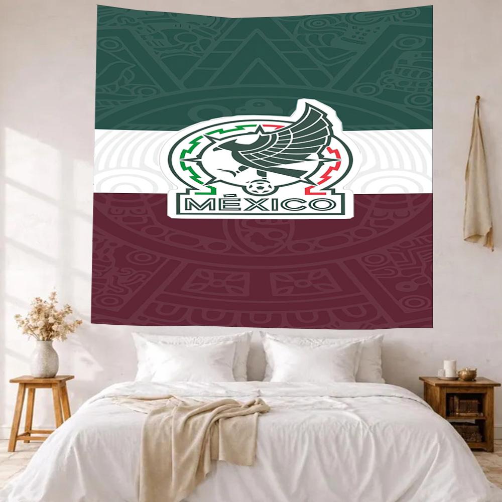 Mexiko Logo Wanddeko Wandteppich Kunst Für Haustiermemorial Geburtstag Hochzeitsfeier Kulisse Familiengeschenk