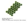 Static Grass Tuft 1:12 Scale Mini Bushy Lowland Shrubs Model Kit Miniature Artificial Grass for DIY Train Landscape Railroad Scenery Gaming Terrain