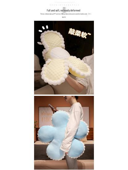 Cross-Border Ice Silk Velvet Flower Seat & Sofa Cushion