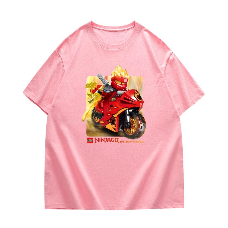 Kurzarm T-Shirt Kinder Sommer 2024 Neue Phantom Ninja Co-Branding Kleidung Jungen Baumwollkleidung