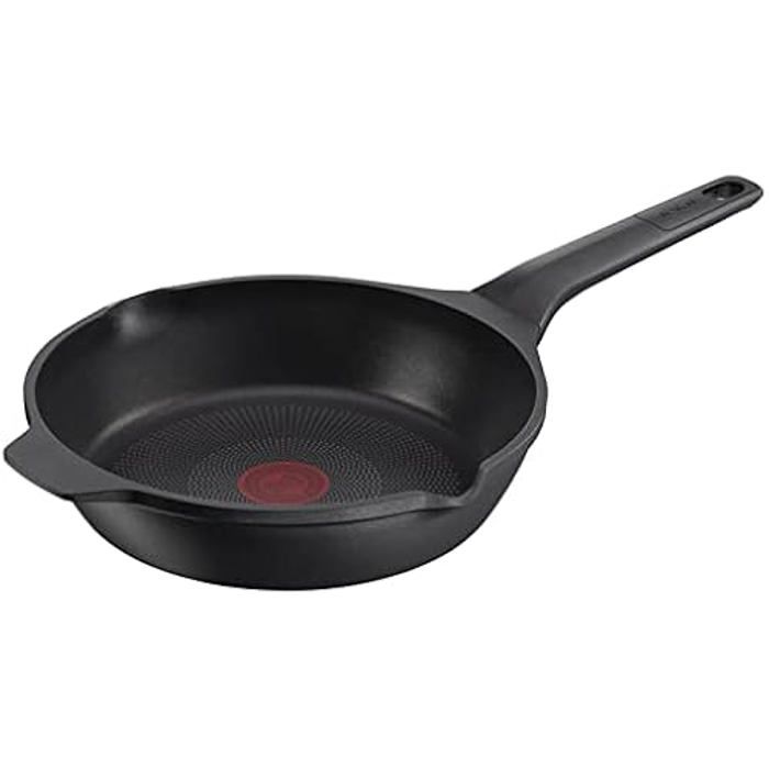 Poêle en fonte d'aluminium Tefal Aroma On 20 cm - Revêtement titane antiadhésif - Tous feux sauf induction