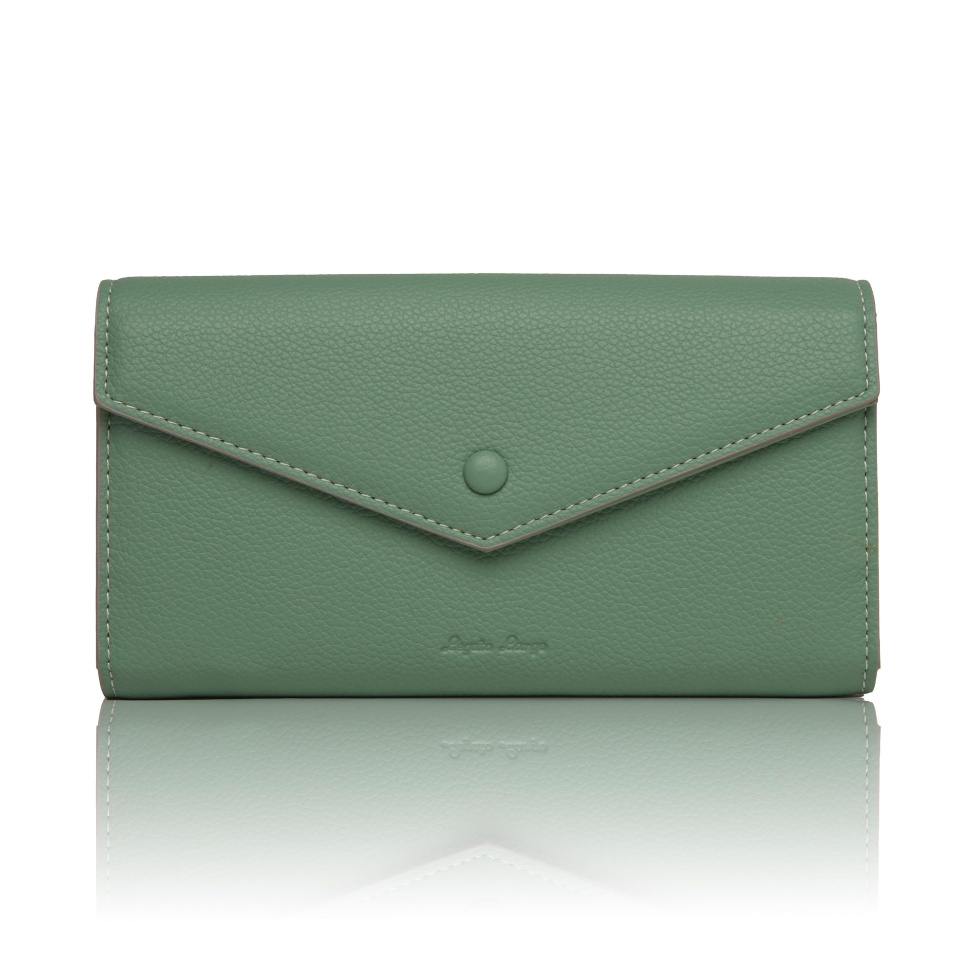 Длинный кошелек «Грецкий орех и пион»