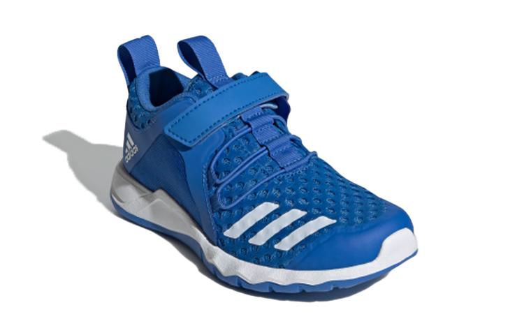 adidas Flex Bth El K Slip Resistant, Abrasion Resistant, Breathable Low Top Kids' Running Shoes Blue White Kids' EF0155