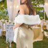 Women Scarf Thick Warm Comfortable Plush Shawl Versatile Bright Color Winter Shawl Scarf Versatile Cozy Shawl