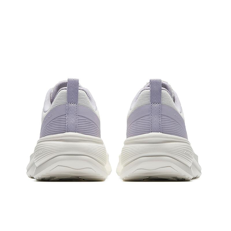 Anta Fly Fast Comfortable Upgrade Height Increasing Lightweight Breathable Low Top Casual Running Shoes Women sneaker White Purple 922535508-4