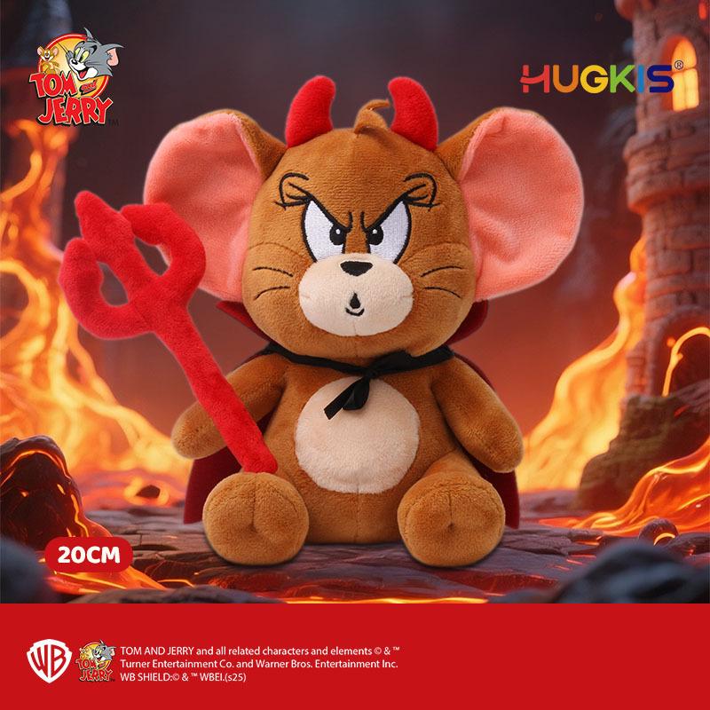 Tom and Jerry Plush Toy Set: Tom Cat Doll & Jerry Mouse Pillow