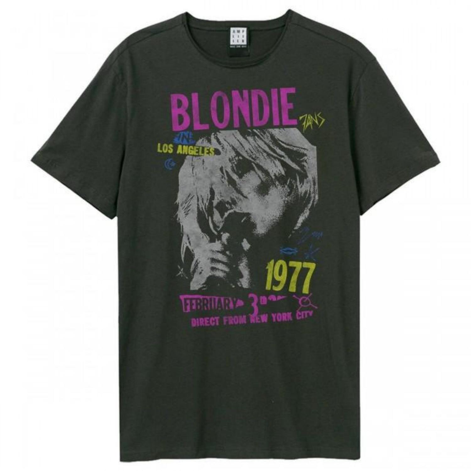 Amplified Unisex Adult Tour 77 Blondie T-Shirt S чёрный
