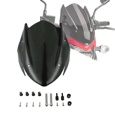 Motorcycle Windshield Smoke Windscreen With Bracket Wind Deflector For Suzuki GSXS 750 2017-2019 2018 GSX S750 GSX S 750 Parts