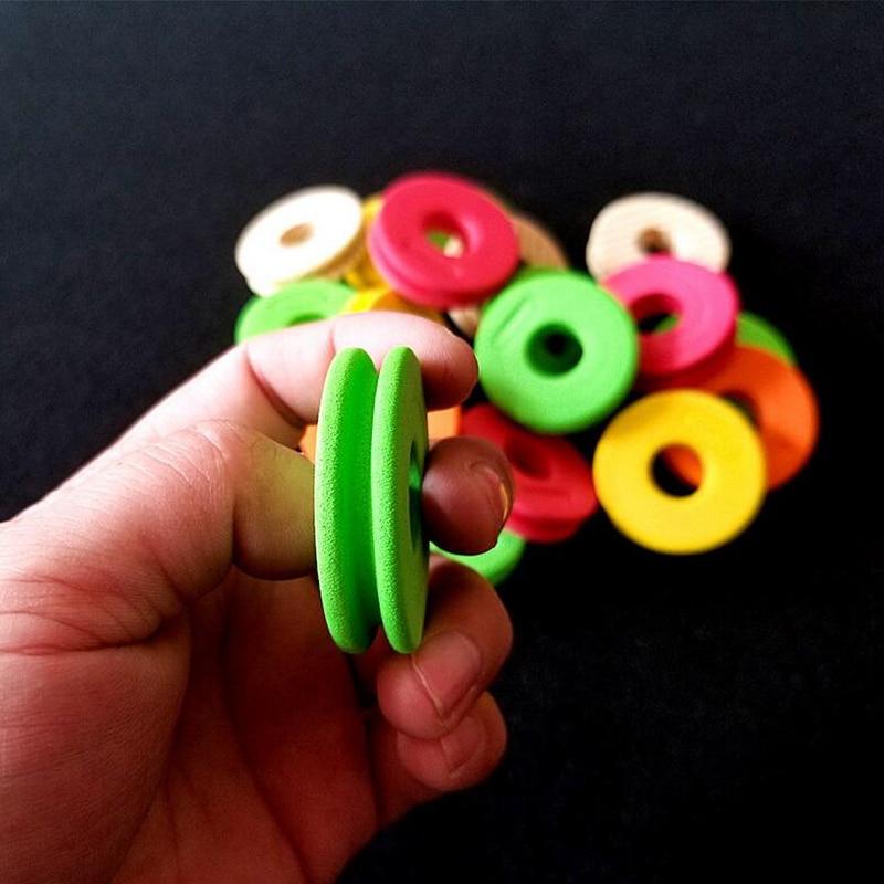 100Pcs Eva Schaum Spulen Angeln Winding Board Angeln Haken Linie Tackle Schaum