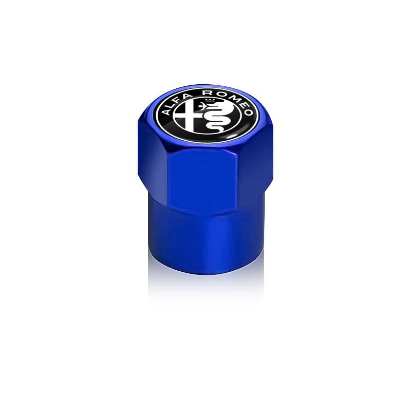 4Pcs Car Valve Stem Caps Cover Waterproof Car Accessories Stickers For Alfa Romeo 147 159 156 Giulietta Giulia Mito Spider Alpha Nheadrest