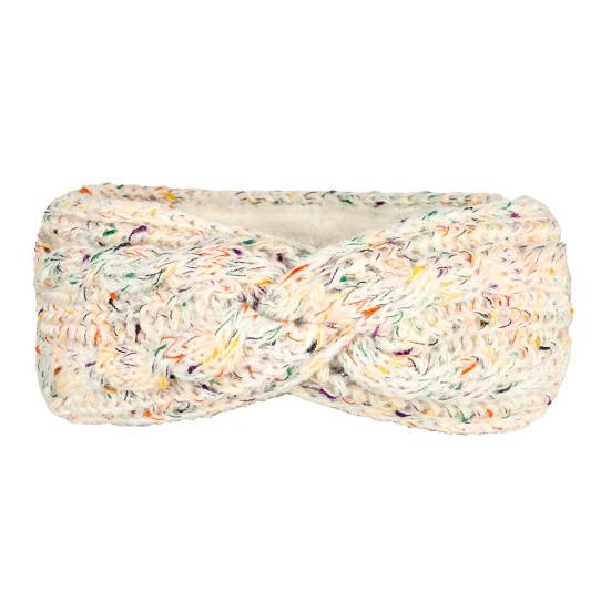 

Hair Band Soft Wool Knitted Headband with Colorful Dots Velvet Lining Warm Breathable Elastic Hair Tie Hair Accessories