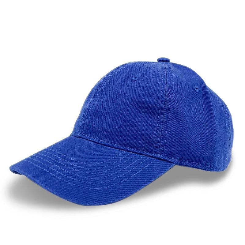 Premium Washed Cotton Duckbill Baseball Cap: Soft, Sunshade, Distressed Embroidery