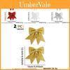 Elegant Christmas Bow Diy Ornaments With Soft Pearl Cotton For Festive Decor