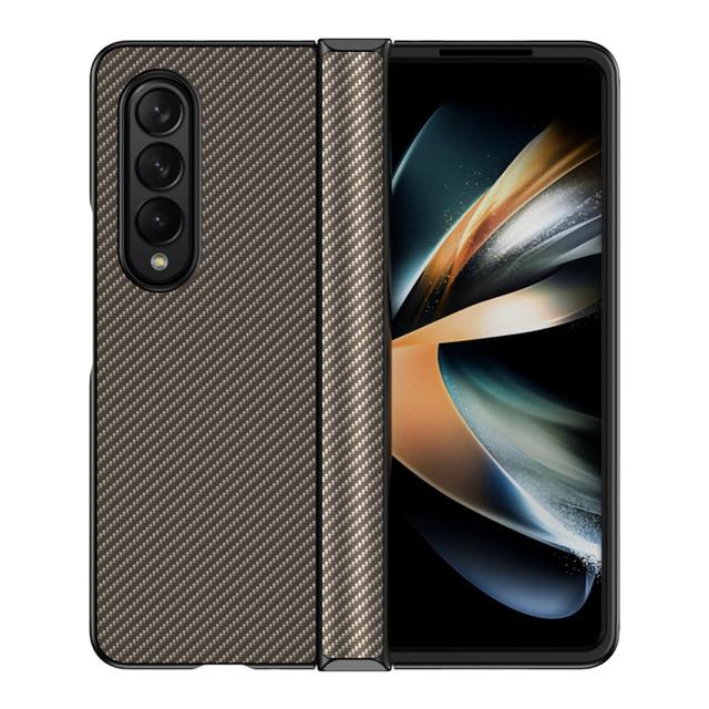 Leather Case For Samsung Galaxy Z Fold 4 5g Hinge Full Body Shockproof Case Leather Folding Phone Case Slim Protection Cover