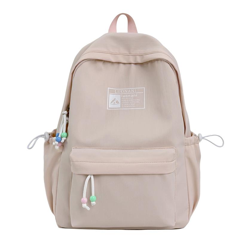 Schoolbag1011 New Lightweight Backpack Middle and High School Students Fashion Simple ins Wind School Bag Large Capacity Travel Backpack