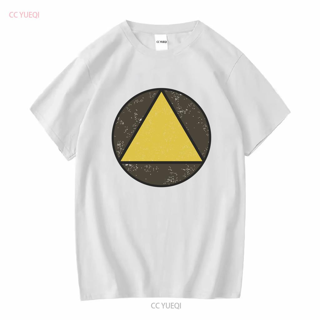 Triangle Circle T Shirt David Legion Haller Symbol Logo Sign Game Games Gaming Vintage Washed Stylish Stretched Slightly