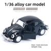 Alloy Car Model Classic Car Door Pull Back Children'S Toy Car Cake Decoration Car Ornament