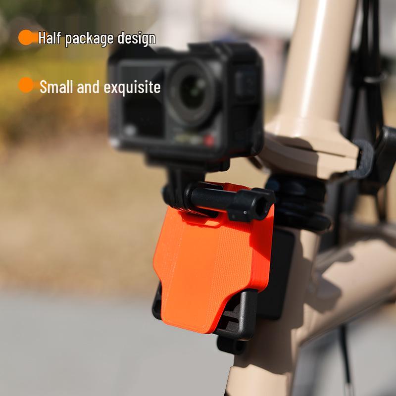 Pig Nose Light Mount & Camera Adapter for Brompton, Dahon, GoPro & DJI Osmo