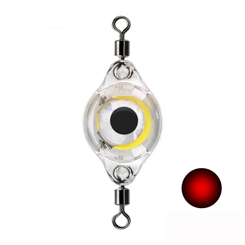 1Pc Led Fish Lamp Mini Fishing Lure Light Led Deep Drop Underwater Eye Shape Fishing Squid Fishing Bait Luminous Lure