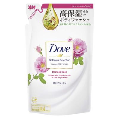Dove Body Wash Botanical Selection Damask Rose Refill 360g