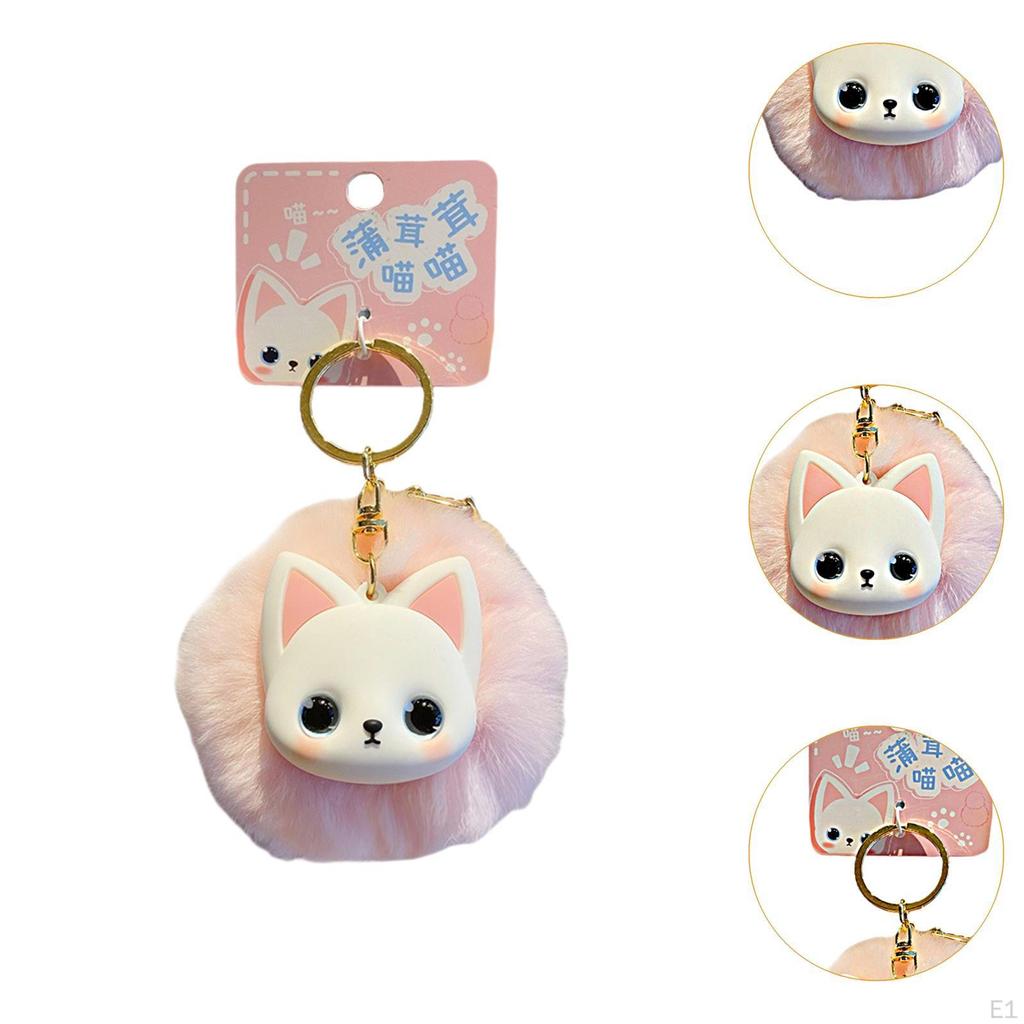 Cat Bag Charm Keychain Doll Accessory for Celebrations
