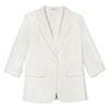 Betu Women's Summer Striped Back Slit Blazer