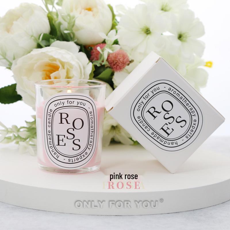 PROMETHEUS Transparent Scented Candle - Wedding Souvenir, Romantic Candle, Christmas Accessory, Candy Box Gift.