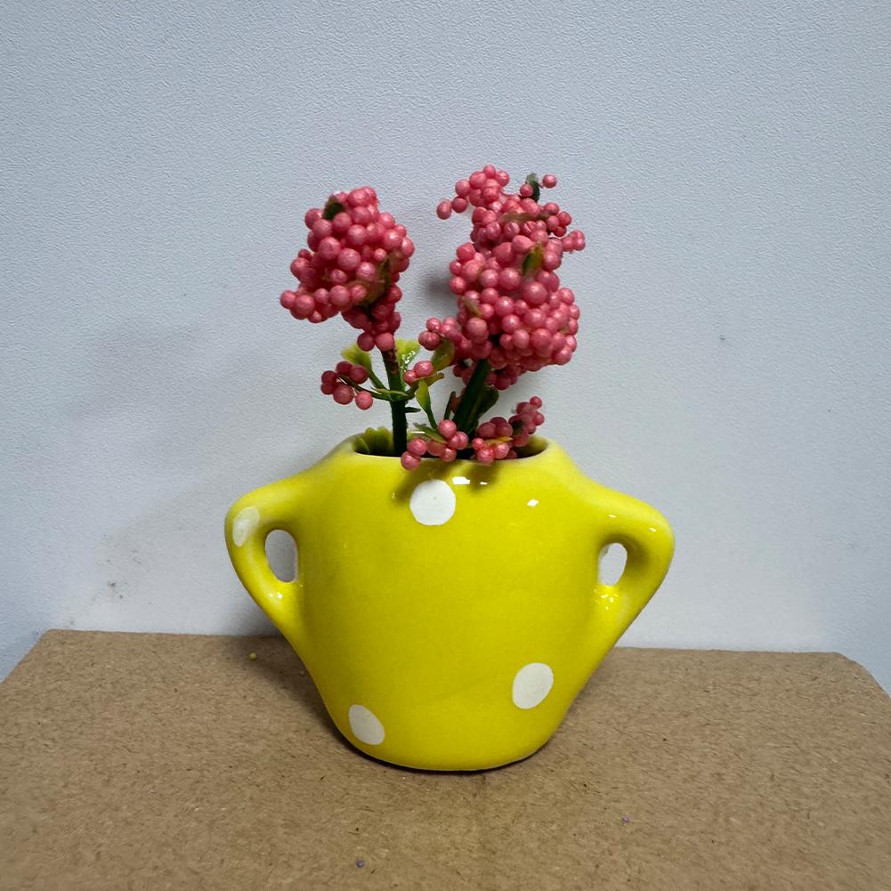 Söta Växt Kylskåpsmagneter Små 3D Växtvas Dekorativa Kylskåpsklistermärken för Hem Kök Kontor Skåp Whiteboard