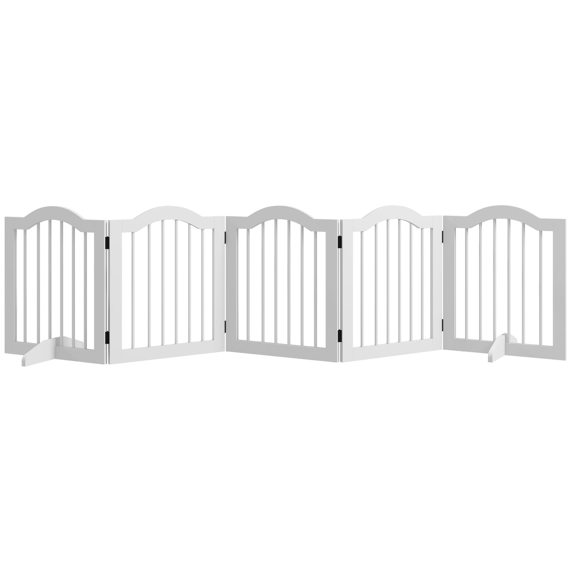 Dog Gate, 5 Panels, Foldable, Flexible