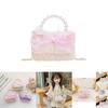 Trendy Chain Strap Children's Bag For Fashionable Kids In Pink Beige And Purple Shades