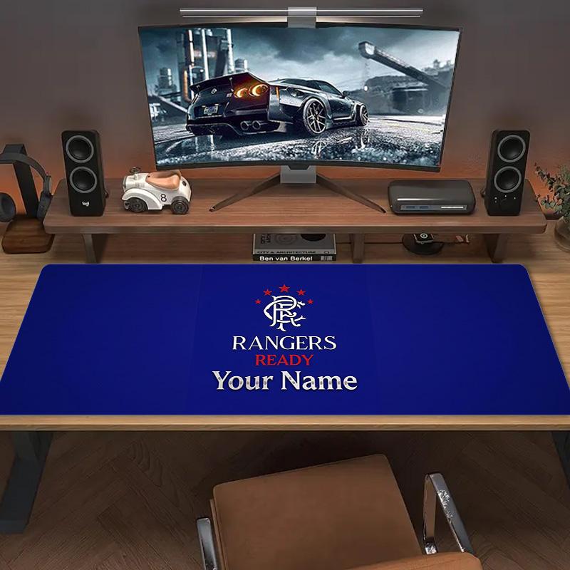 Rangers F3 Custom Name Large Size Mouse Pad Large Gaming Table Cushion Non-slip Laptop Tablet Big Mousepad XXL Mat Mini PC Playmat With Lock edge
