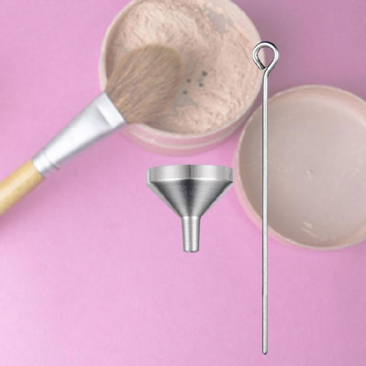 Sturdy Aluminum Alloy Mini Funnel Elegant Aluminum Alloy Mini Funnel Set For Precise Liquid Pouring And Storage