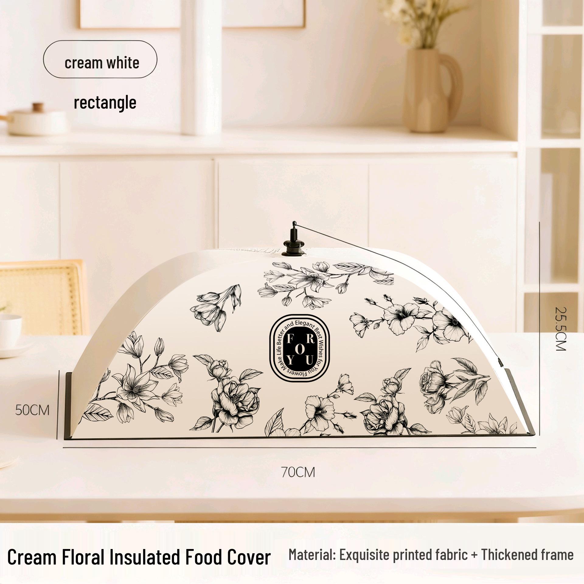 

2025 Складной Изолированный Чехол для Еды: Защита от мух, пыленепроницаемая, бытовая защита для обеденного стола для хранения остатков