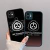 SCP Foundation Game Sci Fi For IPhone 11 12 13 14 15 16 Pro Max Plus Matte Translucent Phone Cover
