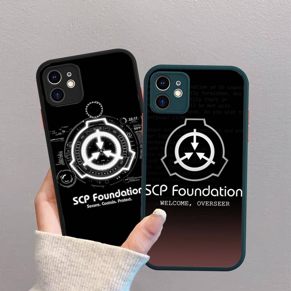 SCP Foundation Game Sci Fi For IPhone 11 12 13 14 15 16 Pro Max Plus Matte Translucent Phone Cover