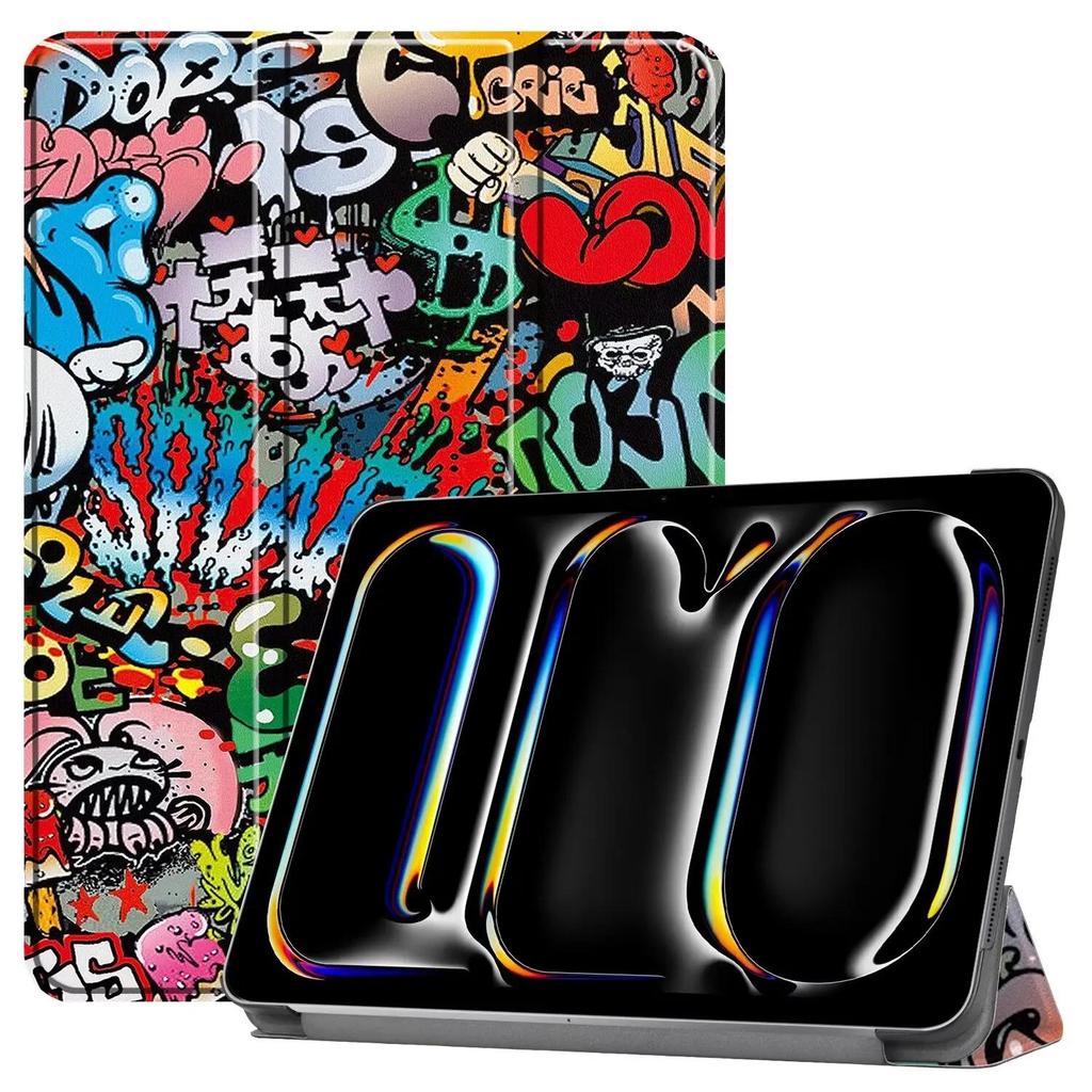 Case For apple ipad pro 11 2024 PU Flip Stand Cover For Apple iPad Pro 11-inch (M4) Tablet Case Funda
