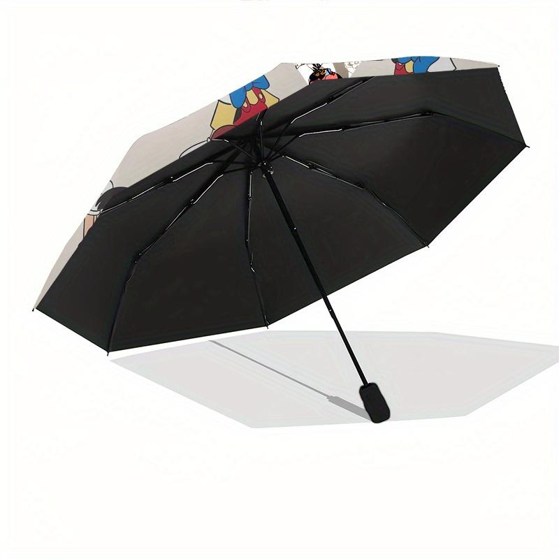 Disney Pinocchio Gepetto Automatic Opening and Closing Umbrella Suitable for all occasion and business umbrella, unisex portable tri fold