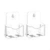 Acrylic Brochure Holder Clear Display Stand Magazines Table Countertop Desk or Wall Mount Organizer