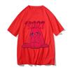 Yuqi 1st Mini Album YUQ1 T-shirt Same Rabbit Pattern Printing Tee-shirt Kawaii Fashion O Neck Cotton Tops Tshirt Couples Clothes