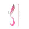 5PCS Fish Lures Artificial Fake Bait Soft Lures Seabass Fishing Tackle with Hook SO050-3