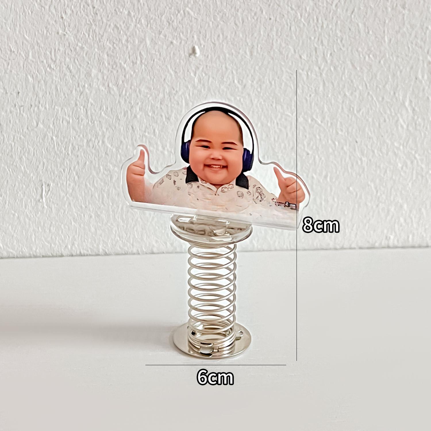 

Качающаяся голова Текст Небольшое украшение для рабочего стола офиса Забавное вдохновляющее небольшое украшение для офиса Стоящая гуманоидная открытка